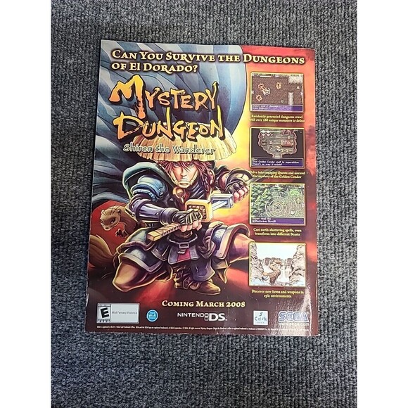 Nintendo Power Magazine Vol 226 March 2008 with Bully Scholarship Edition Poster - Picture 2 of 8